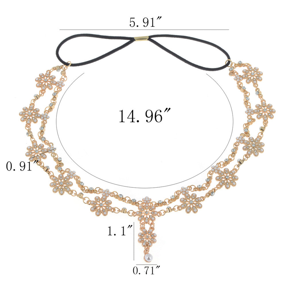 Copy of Antique Silver-tone Head Band Head Chain