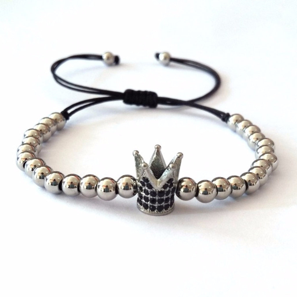 Crown Macrame Bracelet
