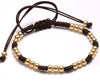 Multiple 18kt Gold Plated 4mm Beaded Macrame Bracelet