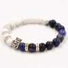 Lion Marble and Lapiz Bracelet