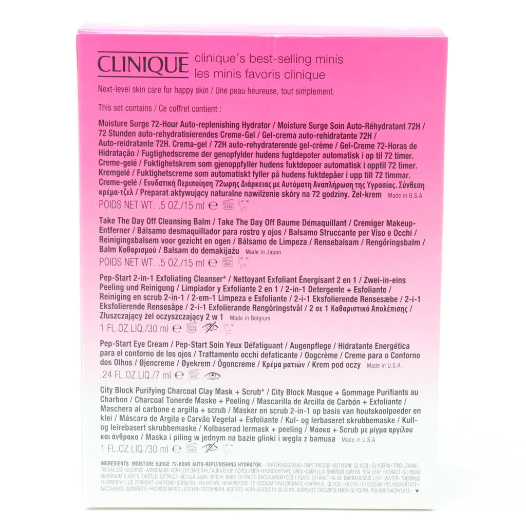 Clinique - Clinique's Best-Selling Minis - Next-Level Skin Care for Happy Skin - 5 Pcs Set