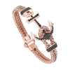 Anchor Metal Braided Bracelet