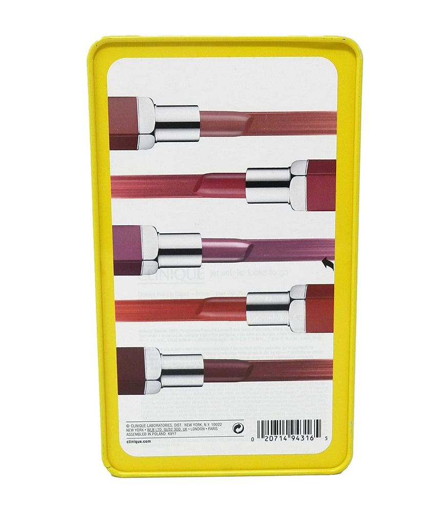 Clinique Jet Set Lip Looks To Go - Pop Lip Colour + Primer Lipstick 5Pc. Set