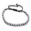 4mm Beaded Macrame Bracelet