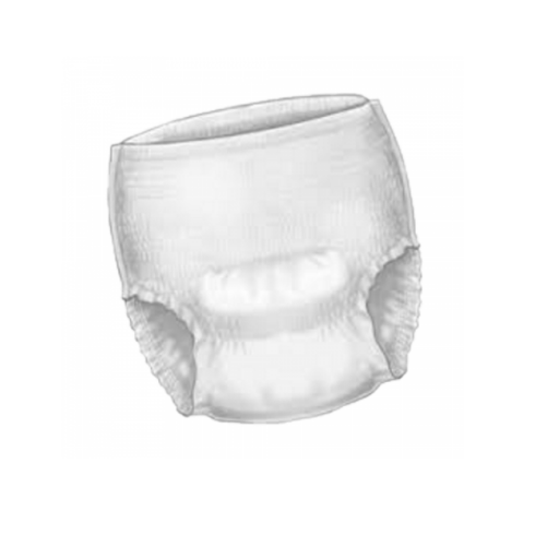Cardinal Health 16153101 Underwear, Sure Care Plus, Adult Heavy Absorbent, White Diaper  - Large 18 ct
