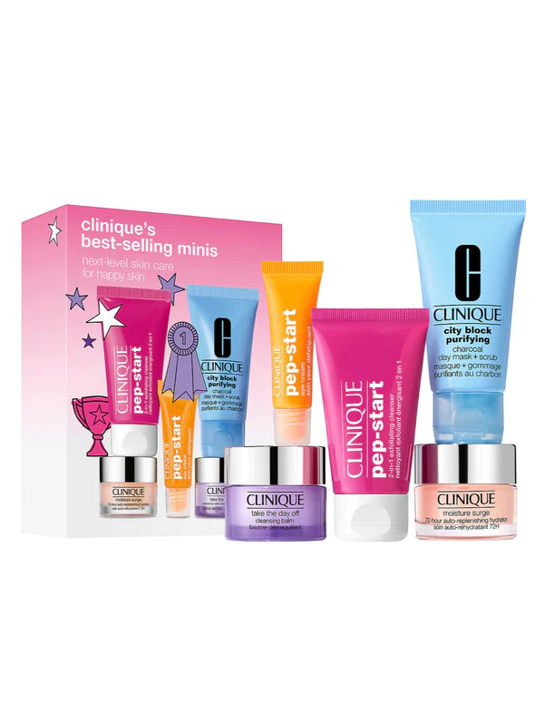 Clinique - Clinique's Best-Selling Minis - Next-Level Skin Care for Happy Skin - 5 Pcs Set