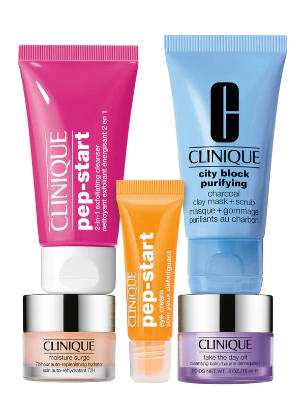 Clinique - Clinique's Best-Selling Minis - Next-Level Skin Care for Happy Skin - 5 Pcs Set