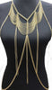 Sophia Tassel Gold-tone Dress and Bikini Chain Body Jewelry
