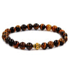 Tibetan Prayer Tiger Eye Bead Bracelet